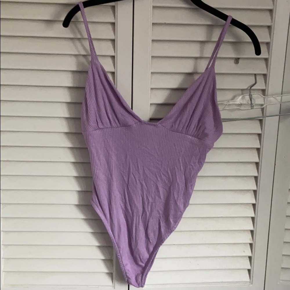 Purple bodysuit NEVER WORN